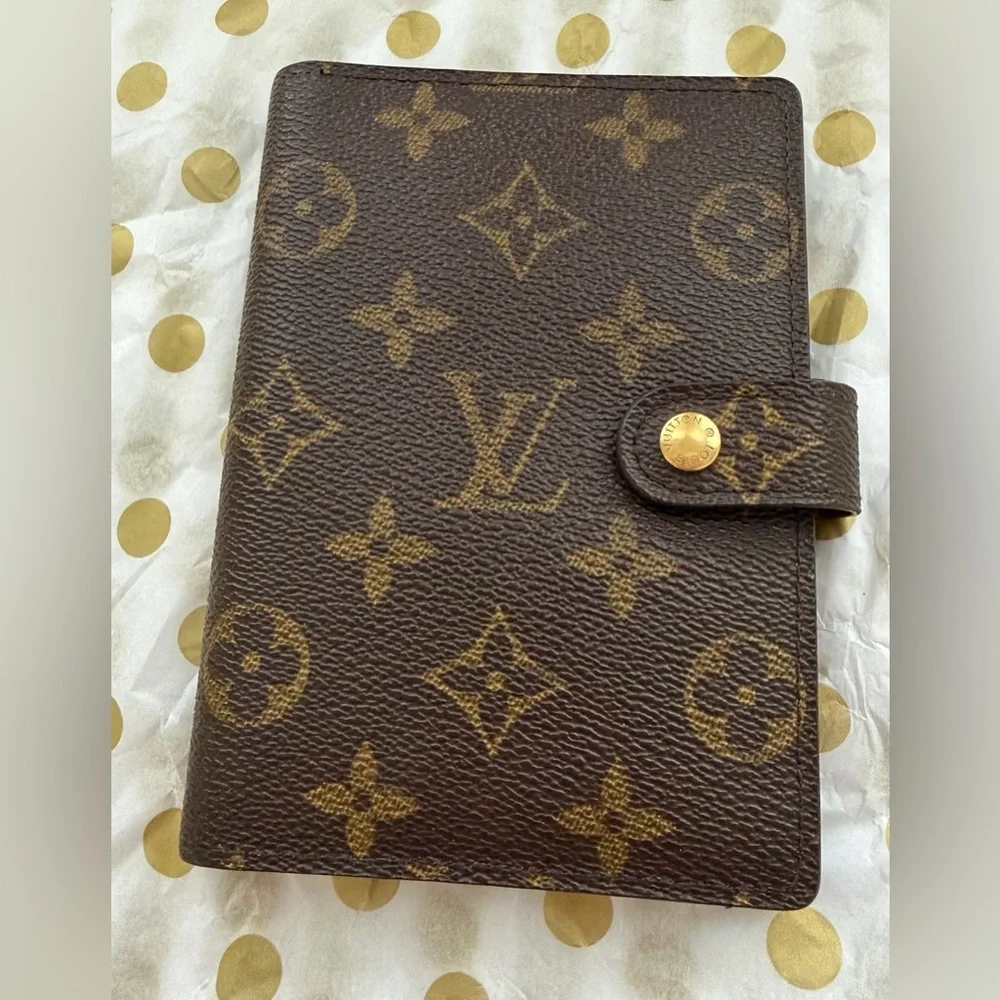 Authentic Louis Vuitton Monogram Agenda W/Entrupy COA - Picture 3 of 14